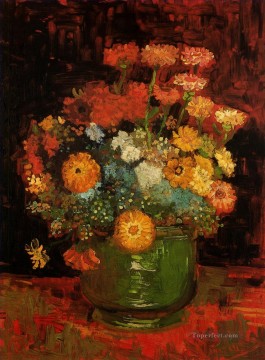 ジニアの花瓶 フィンセント・ファン・ゴッホ Oil Paintings